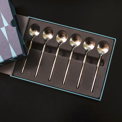 Set 6 Cucharas Silver matt Coquinaria