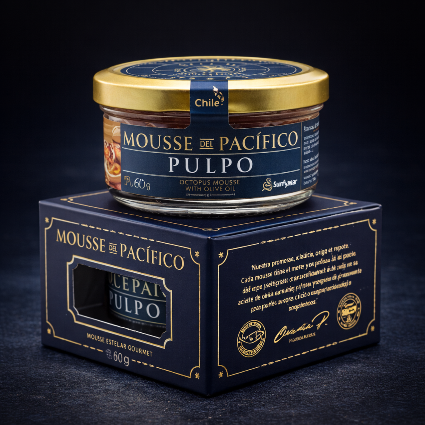 Mousse del Pacífico Pulpo 60 Grs Coquinaria