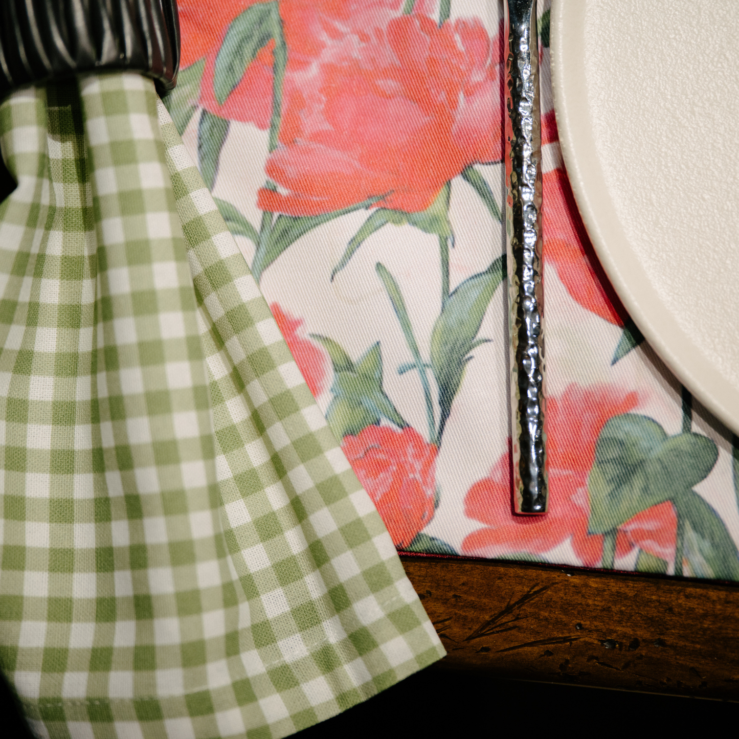 Set 4 Individuales Reversibles Fleurs Coquinaria by Fran alcalde