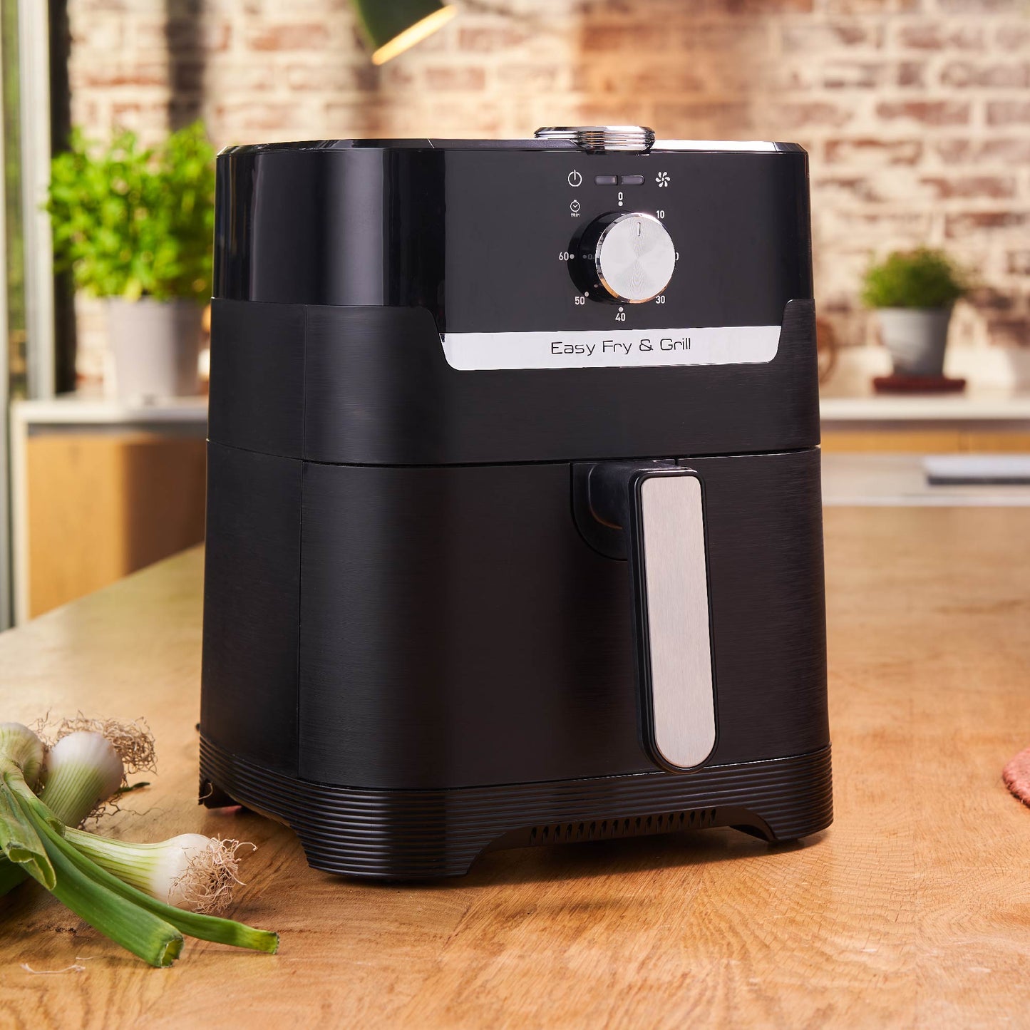 Freidora De Aire Easy Fry & Grill Mecánica 4.2 Lts Moulinex1#Negro