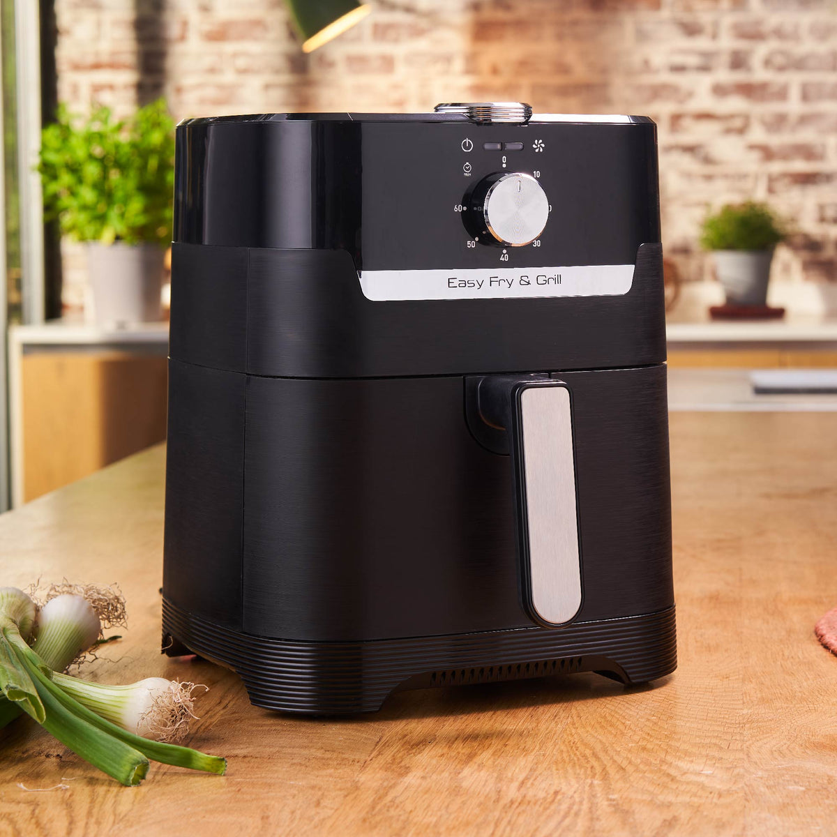Freidora de Aire Moulinex Easy Fry Grill Digital Dual Inox 8.3 Litros