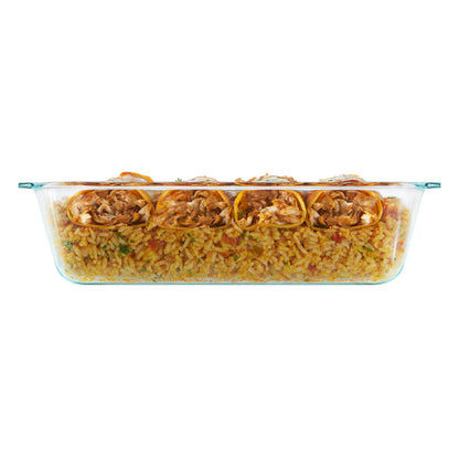 Fuente De Vidrio Rectangular 3 Lts Pyrex2#Sin color