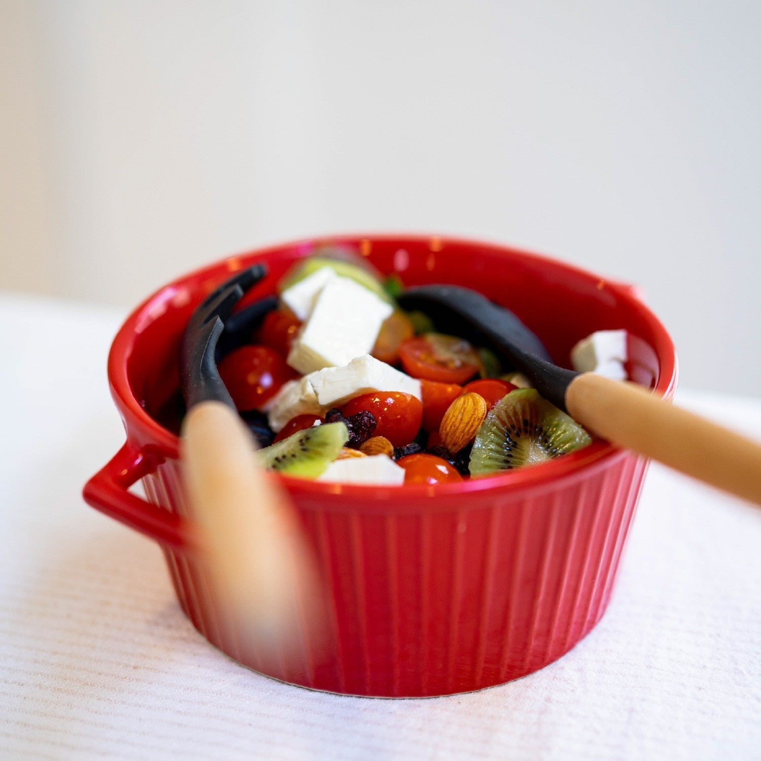 Fuente de Cerámica para Horno Cacerola Olla Simplit1#Rojo