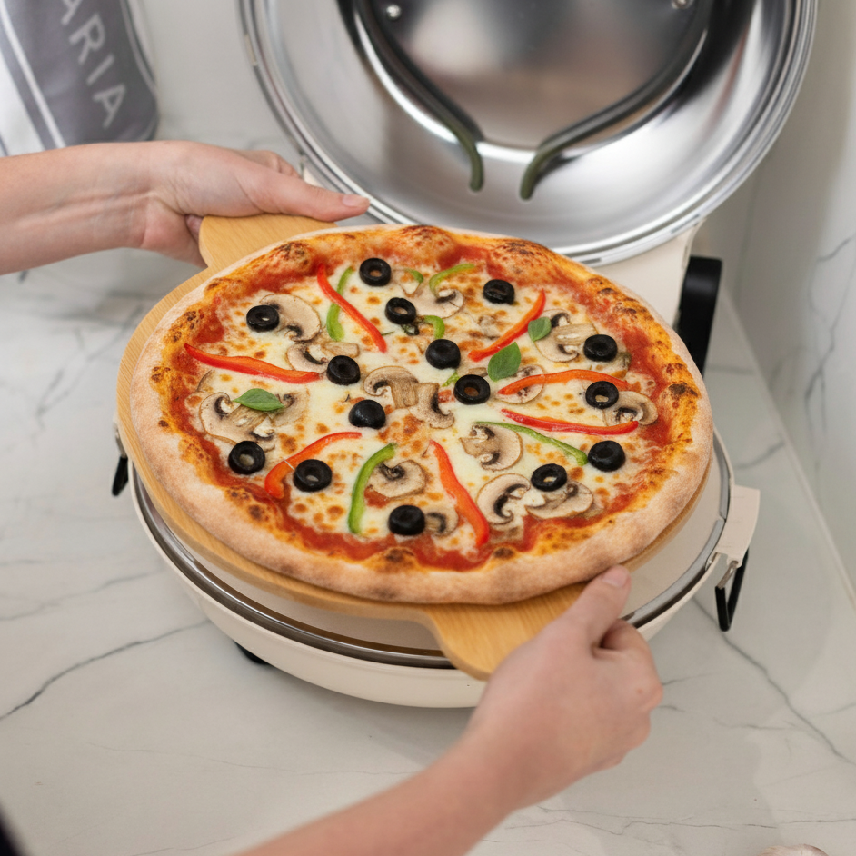 Horno Eléctrico para Pizza Control Dual de Temperatura Nápoles FDV