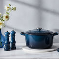 Cocotte Redonda 28cm Nuit Hierro Le Creuset5#Sin color