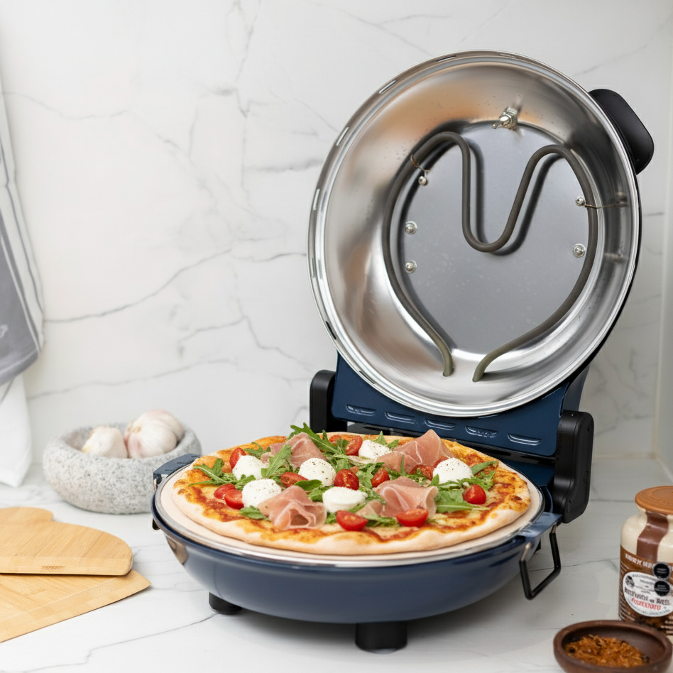 Horno Eléctrico para Pizza Control Dual de Temperatura Nápoles FDV