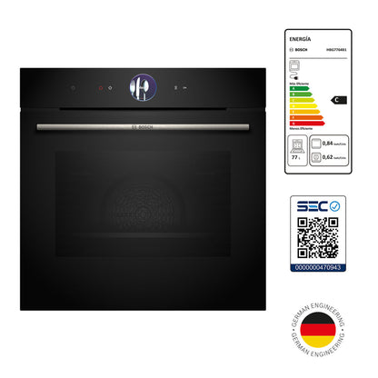 Horno Serie 8 Horno 60 x 60 cm HBG7764B11#Negro