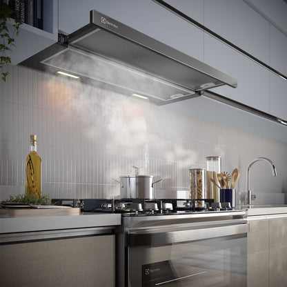 Campana de Cocina Extractora Retráctil 90cm DE9RI Electrolux7#Negro