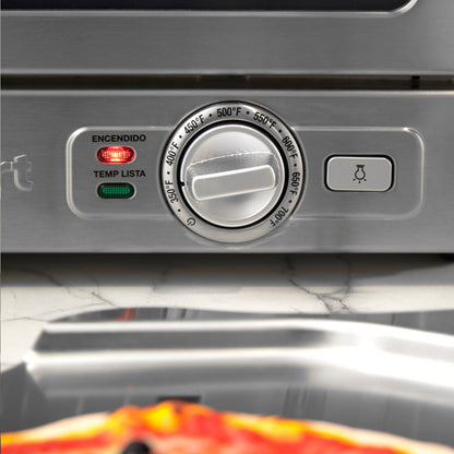 Horno De Pizza CPZ120CL Cuisinart4#Plateado