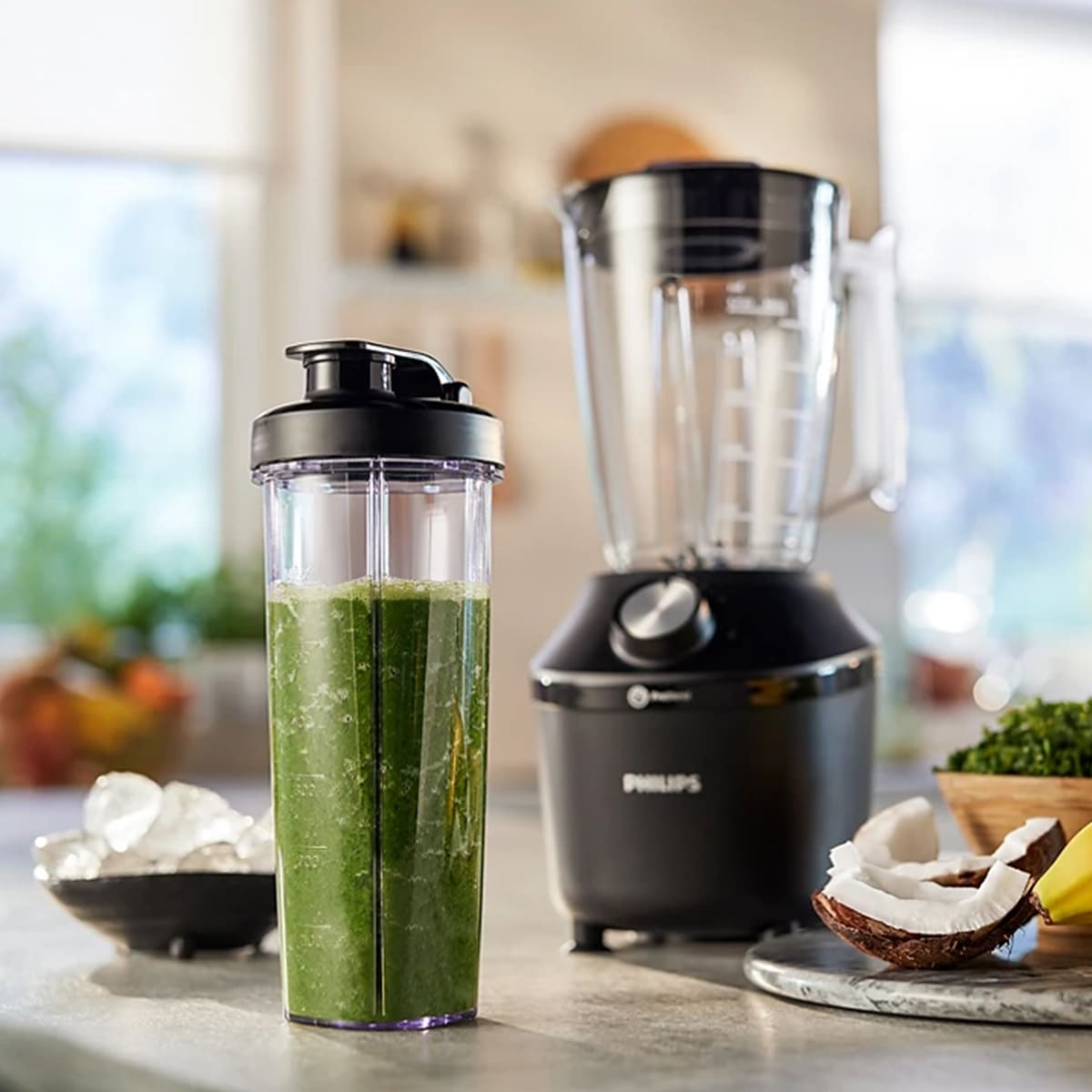 Licuadora Hr2291/41 Jarra De Vidrio 2L Serie 3000 Philips4#Negro