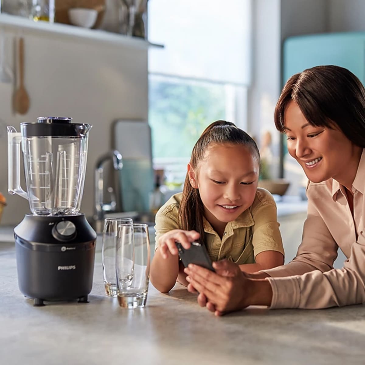 Licuadora Hr2291/41 Jarra De Vidrio 2L Serie 3000 Philips7#Negro