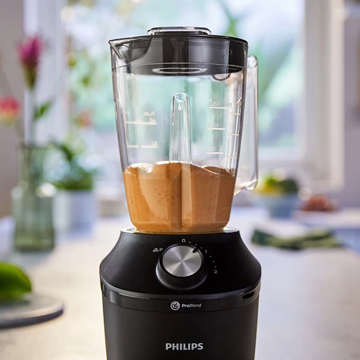 Licuadora Hr2291/41 Jarra De Vidrio 2L Serie 3000 Philips1#Negro