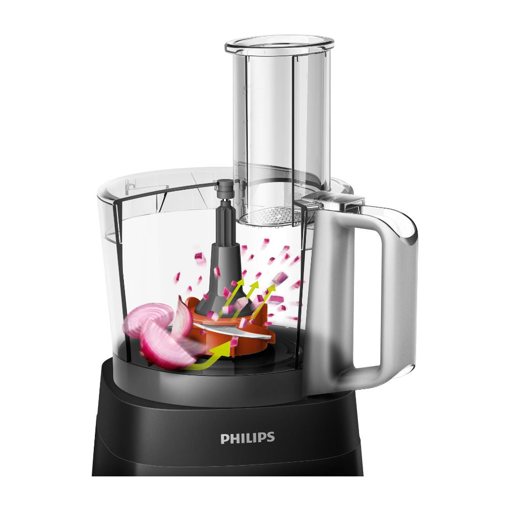 Procesador De Alimentos Con Licuadora Serie 5000 Philips7#Negro