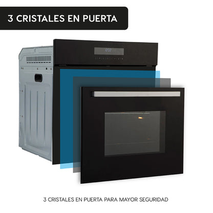 Horno Empotrado Elegance Touch con Grill 58 Lts FDV-Kitchen Center