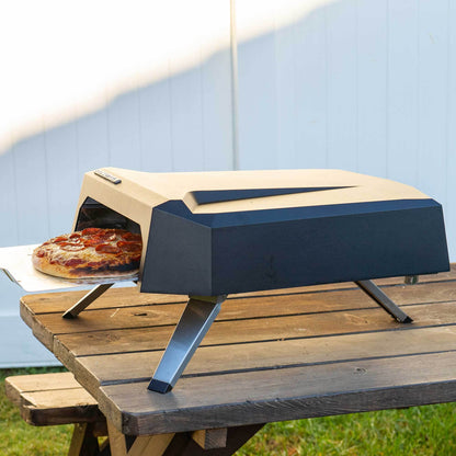 Horno Pizza A Gas + Pala + Cortador + Rodela Permasteel2#Negro