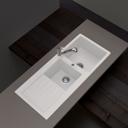 Lavaplatos Typos D 200 Schock2#Blanco / Blanco