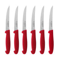 Juego De Cuchillos Para Asado 6 Piezas1#Rojo