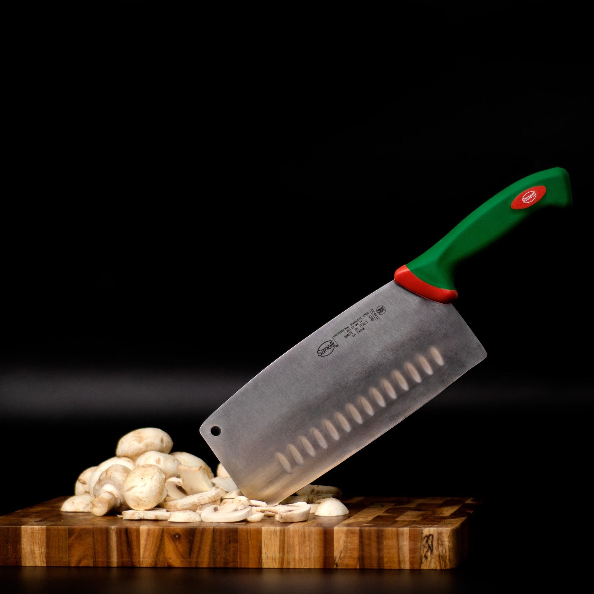 Cuchillo Medio Golpe Wok1#Verde