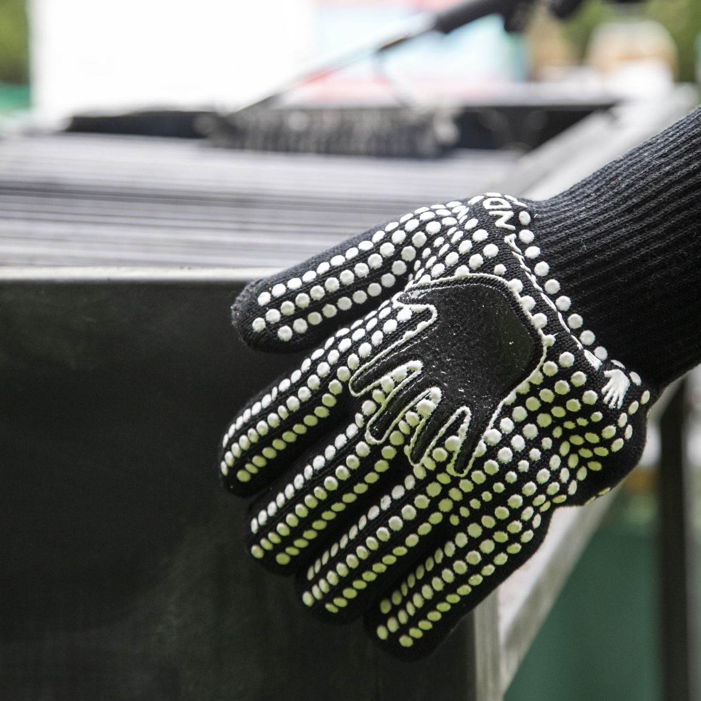 Guante Parrillero Para Alta Temperatura BlackHand1#Negro