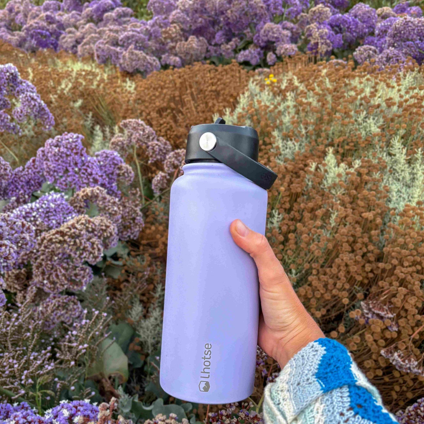 Botella Térmica Hydro 960 Ml + 3 Tapas Lhotse5#Verde