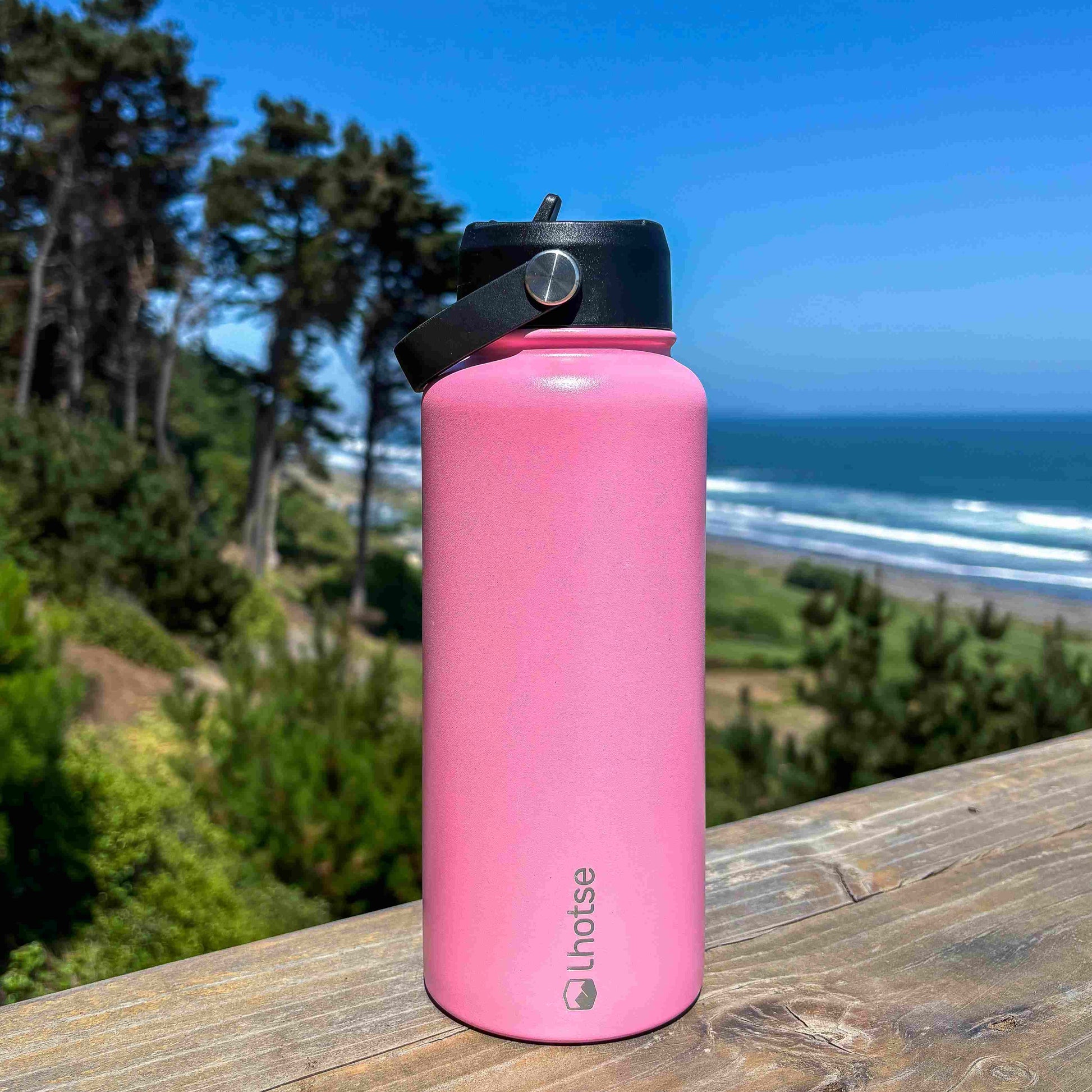 Botella Térmica Hydro 960 Ml + 3 Tapas Lhotse1#Verde