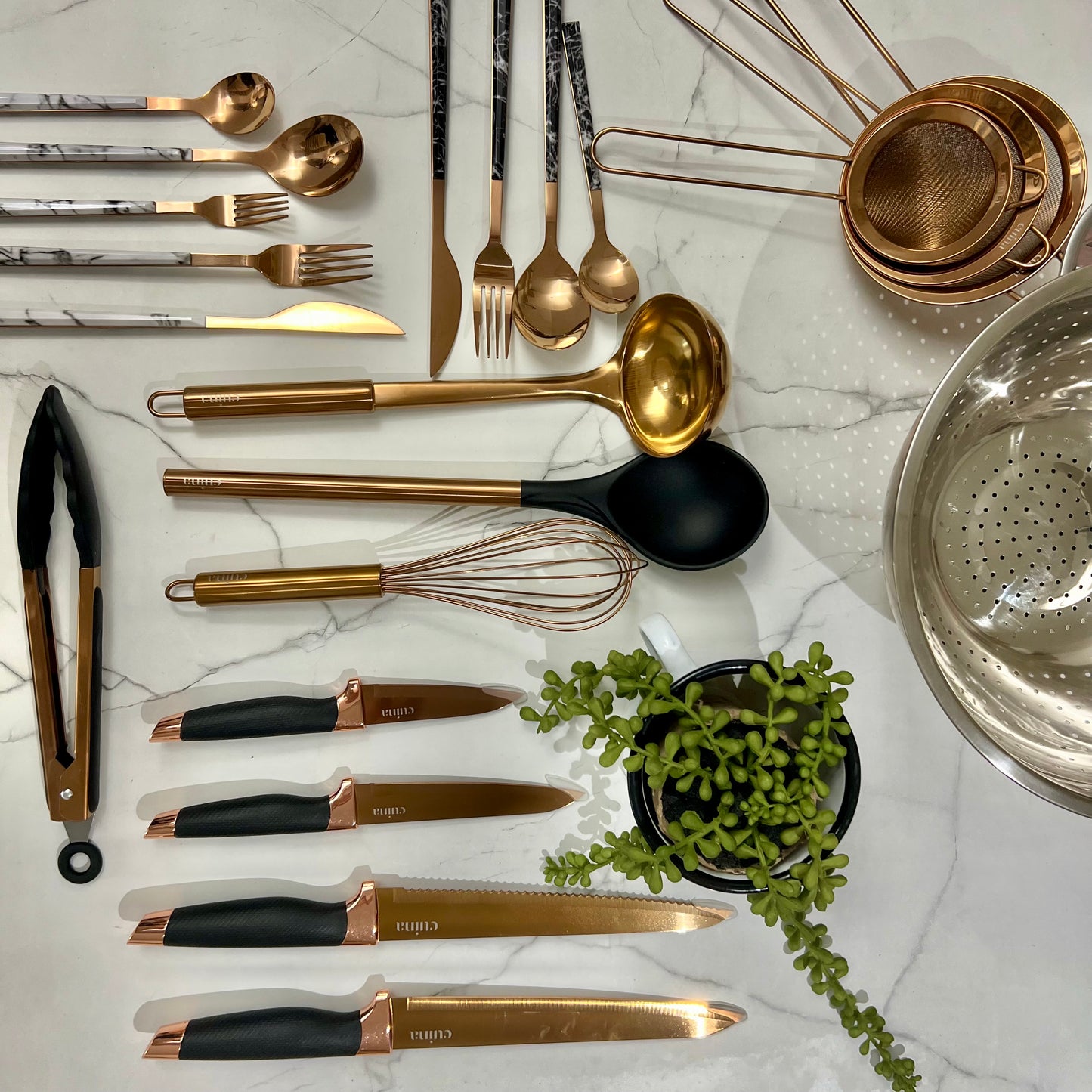 Juego de 8 Utensilios Y Mesa Cuina