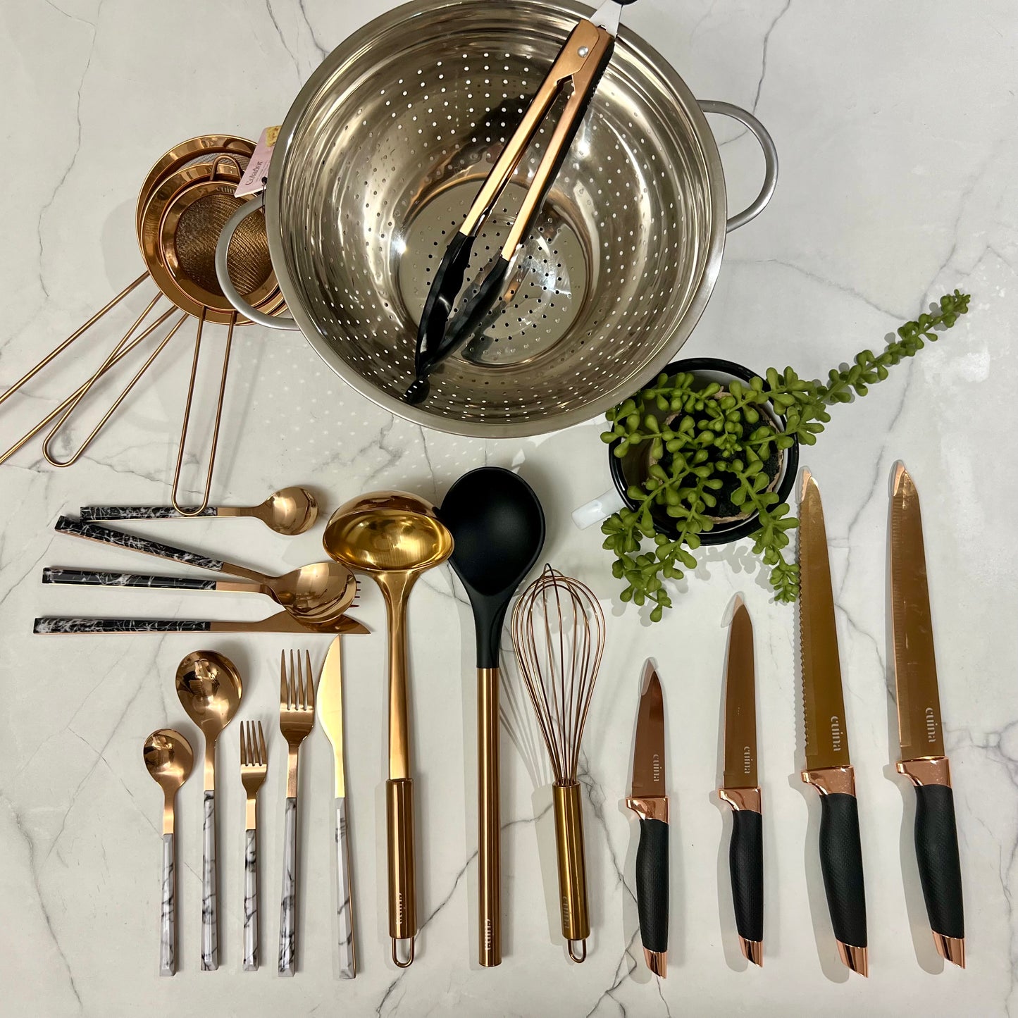 Juego de 8 Utensilios Y Mesa Cuina