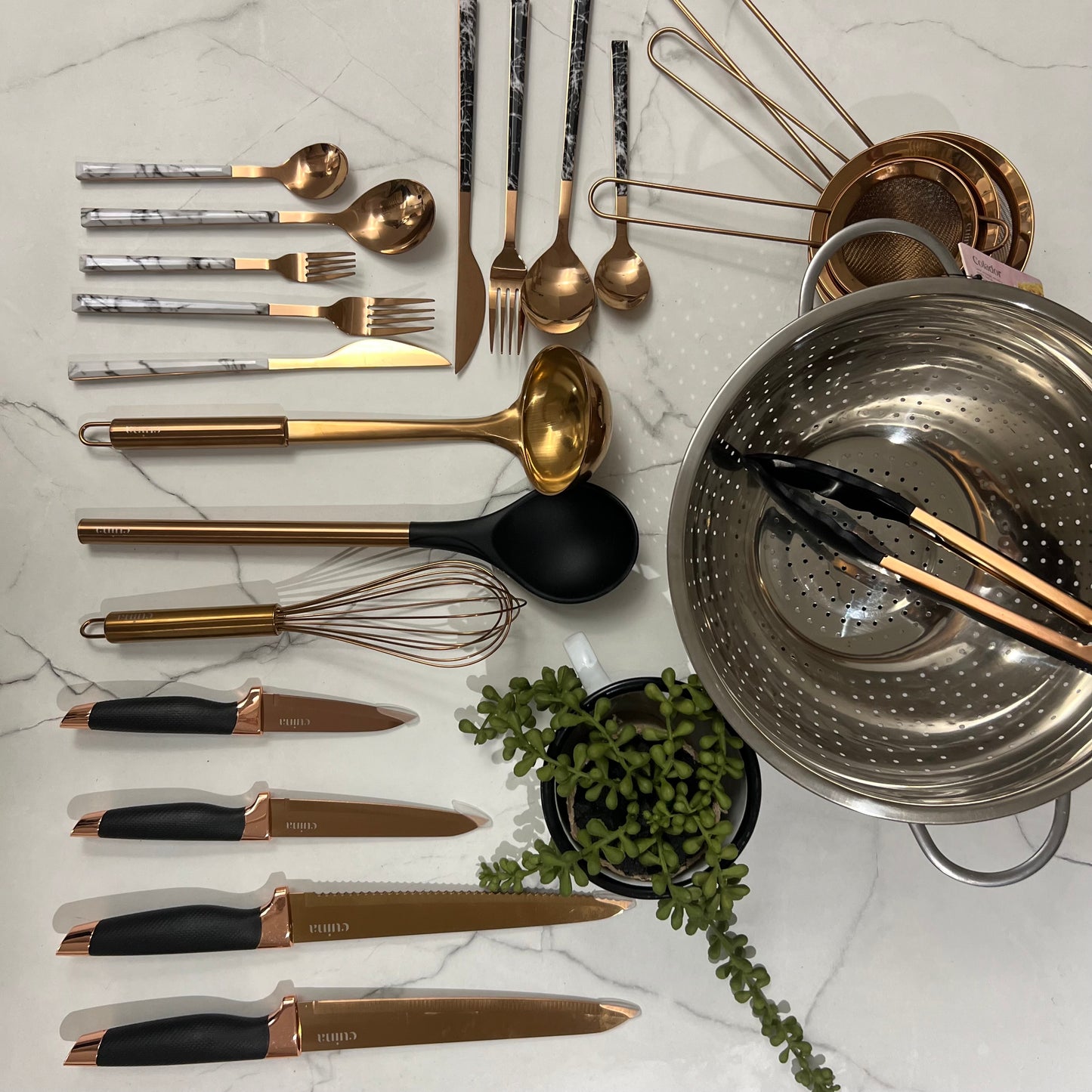 Juego de 8 Utensilios Y Mesa Cuina