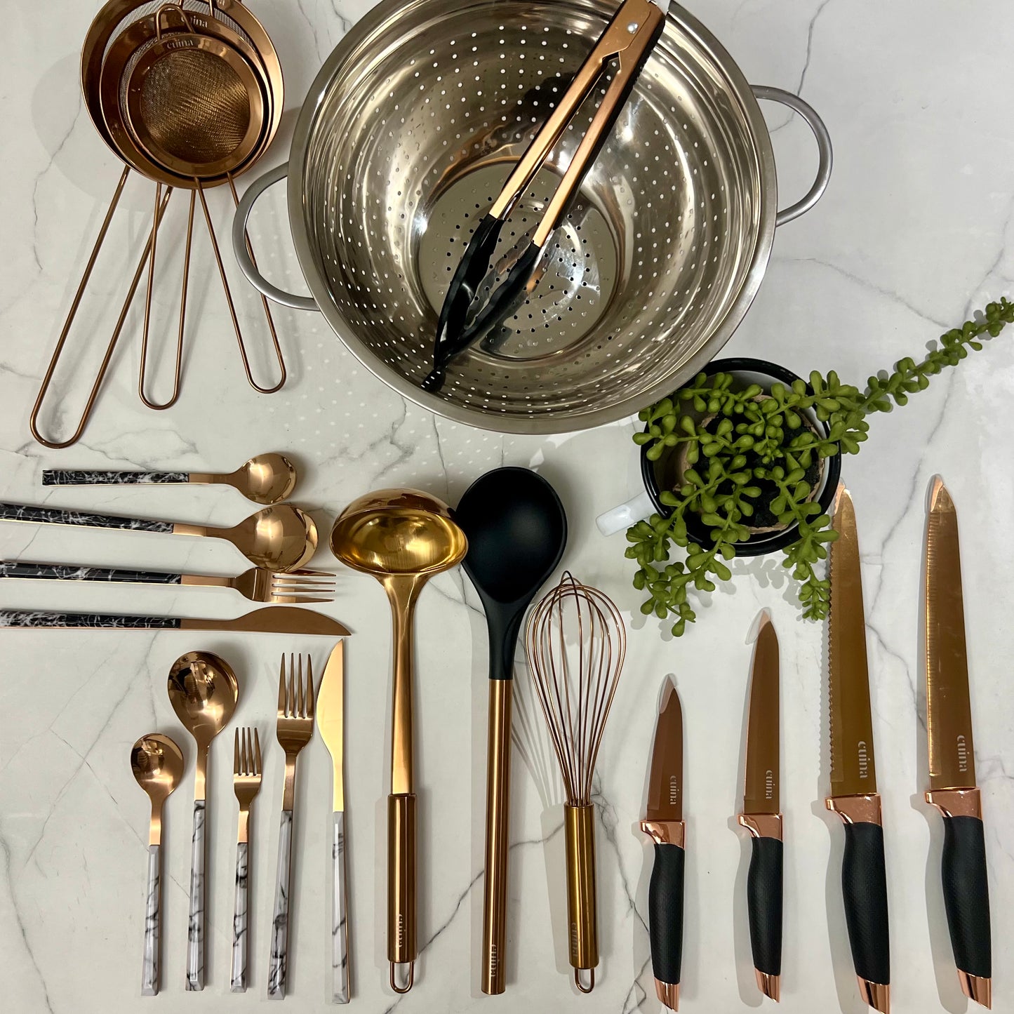 Juego de 8 Utensilios Y Mesa Cuina