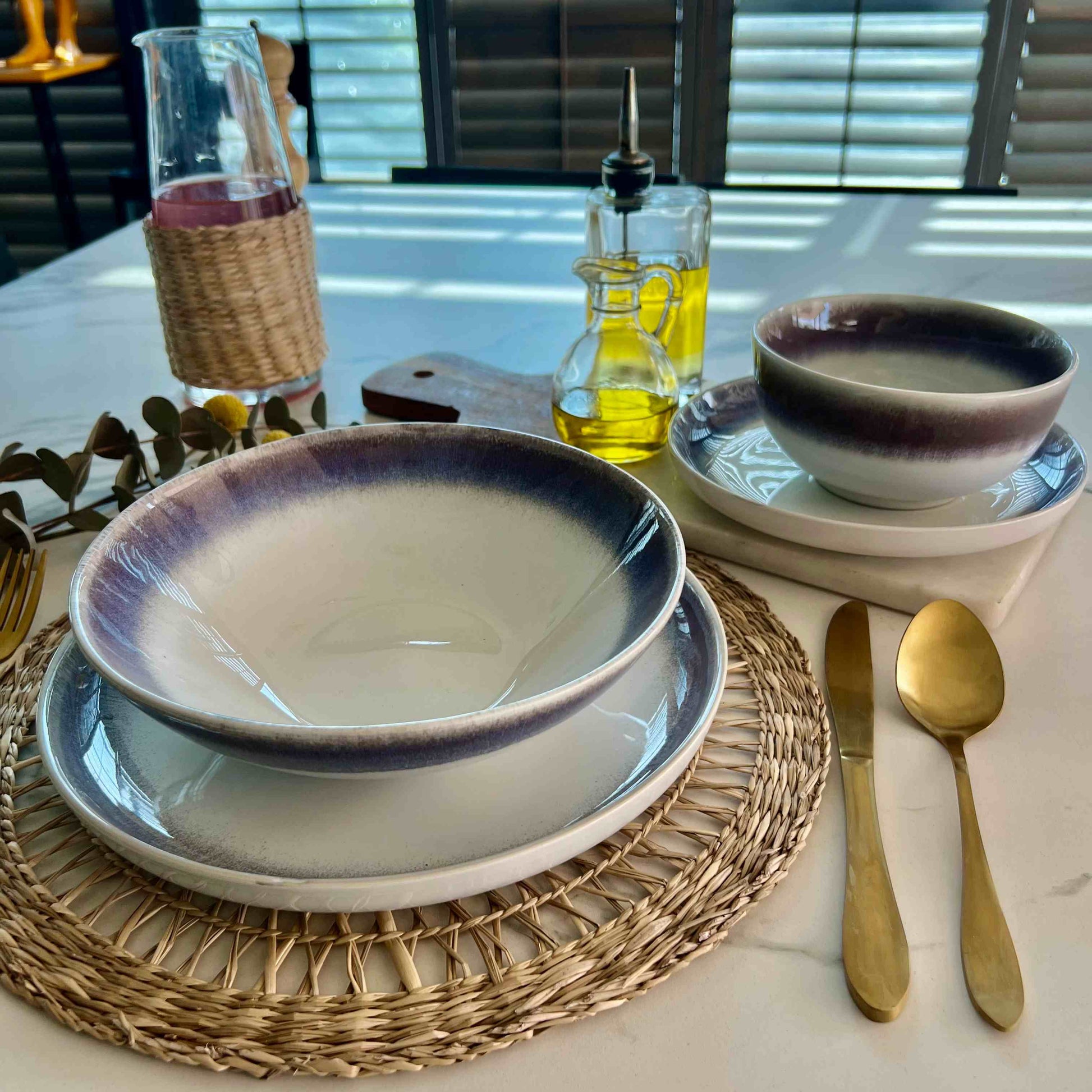 Juego de Loza Praga 16 Pzs Vajilla Cerámica Decoexpress – Kitchen