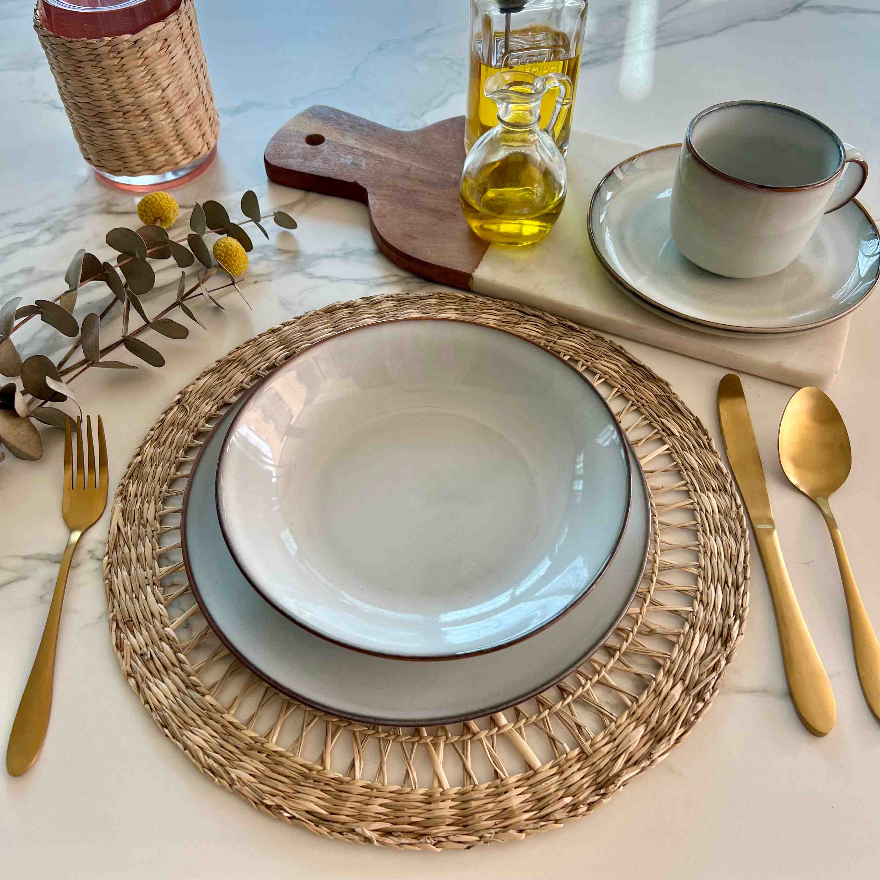 Vajillas Completas Vajilla Porland Juego De 18 Piezas, Color