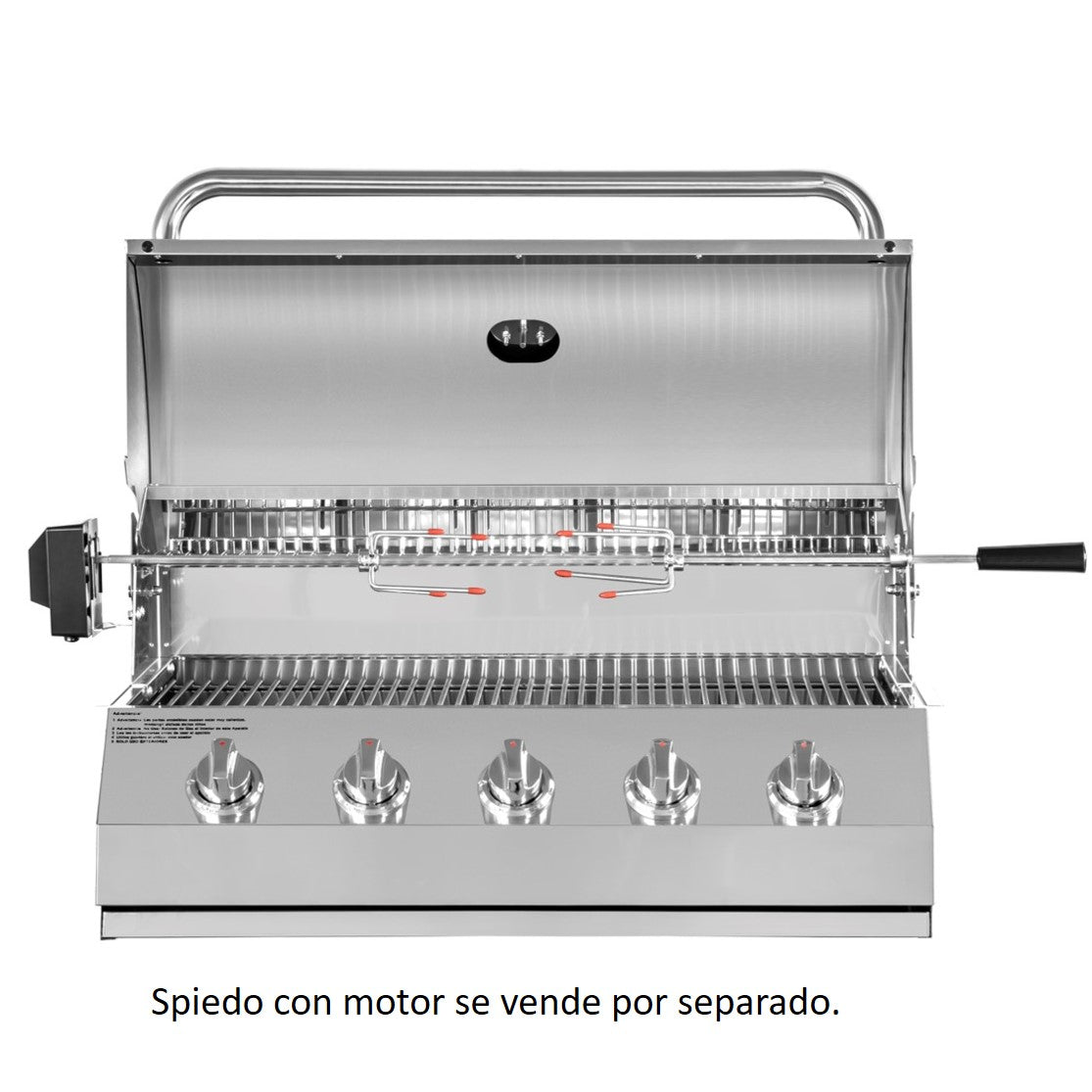 Parrilla A gas Empotrada 5 Quemadores Kinggrill5#Gris