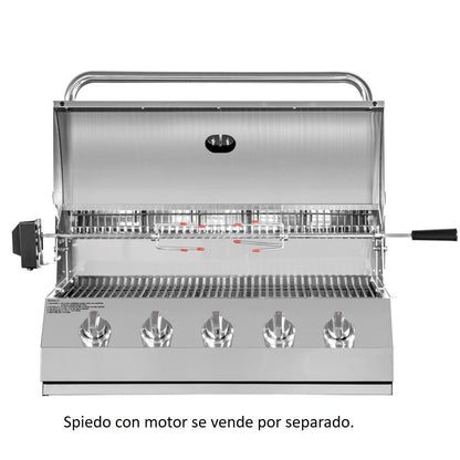 Parrilla A gas Empotrada 5 Quemadores Kinggrill5#Gris