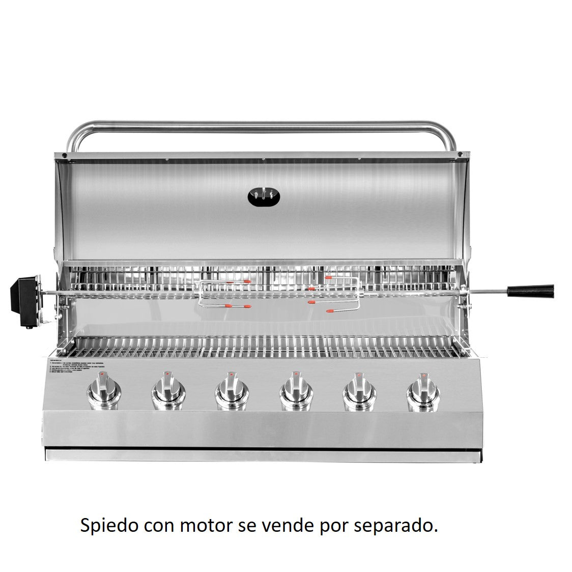 Parrilla a Gas Empotrada 6 Quemadores Kinggrill4#Gris