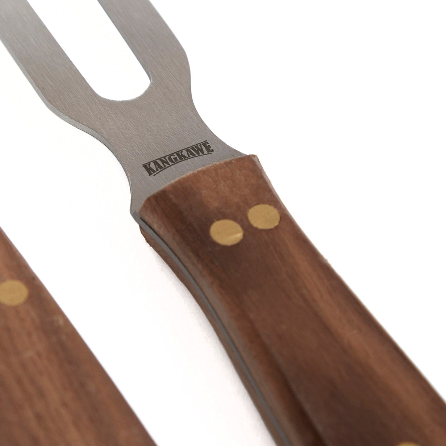 Set Tenedor + Cuchillo Parrillero Kangkawe14#Acero