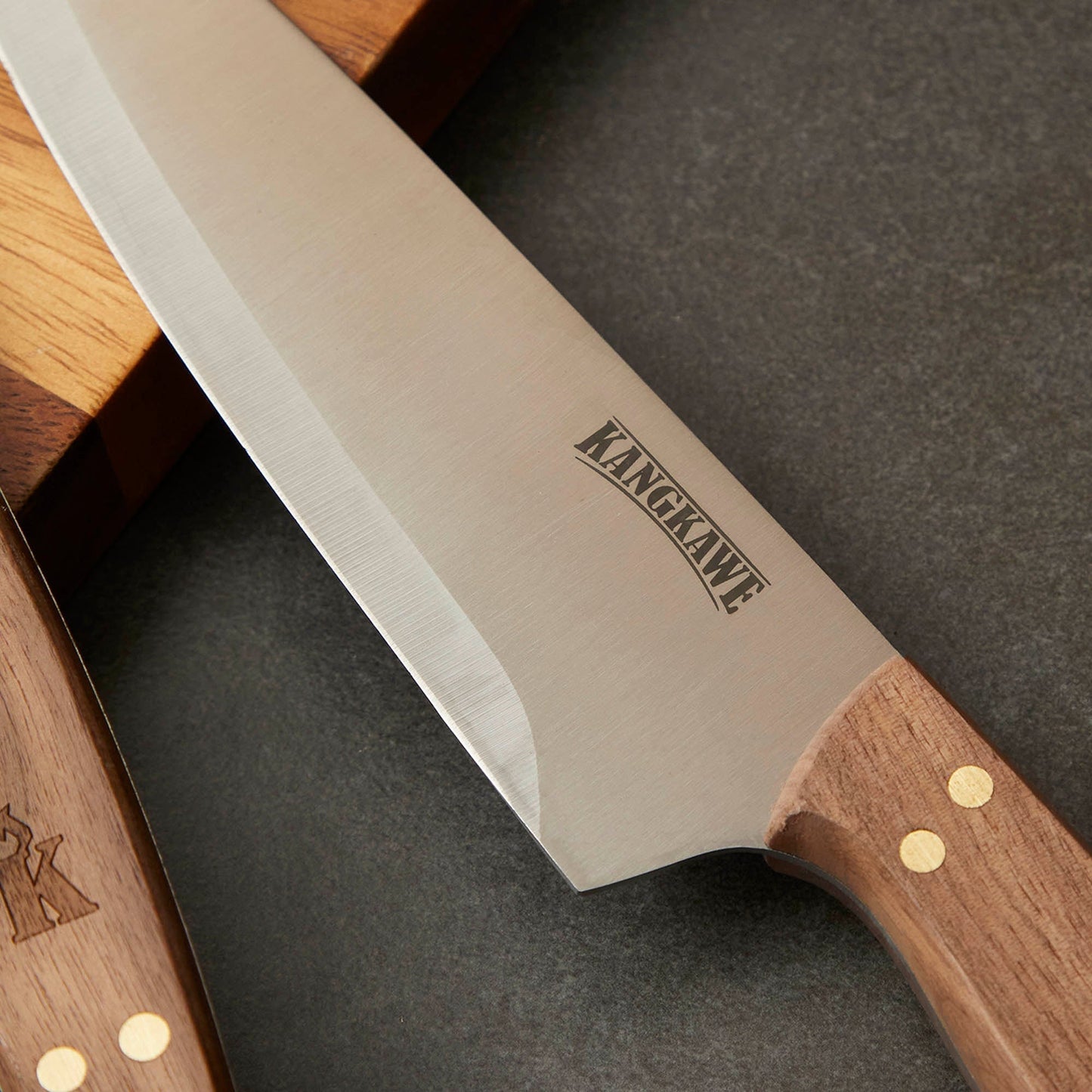 Set Tenedor + Cuchillo Parrillero Kangkawe6#Acero