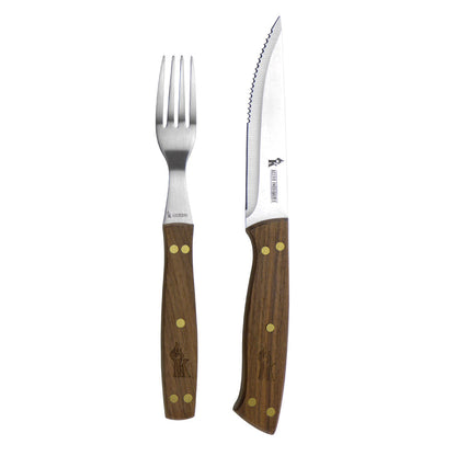 Set 4 Cuchillos + 4 Tenedores Kangkawe3#Acero