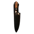 Cuchillo 8 Parrillero Curacavi + Funda Cuero Gaucho Kangkawe4#Acero