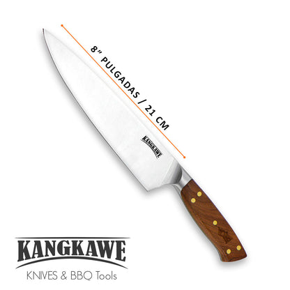 Cuchillo 8 Parrillero Catemu Kangkawe4#Acero