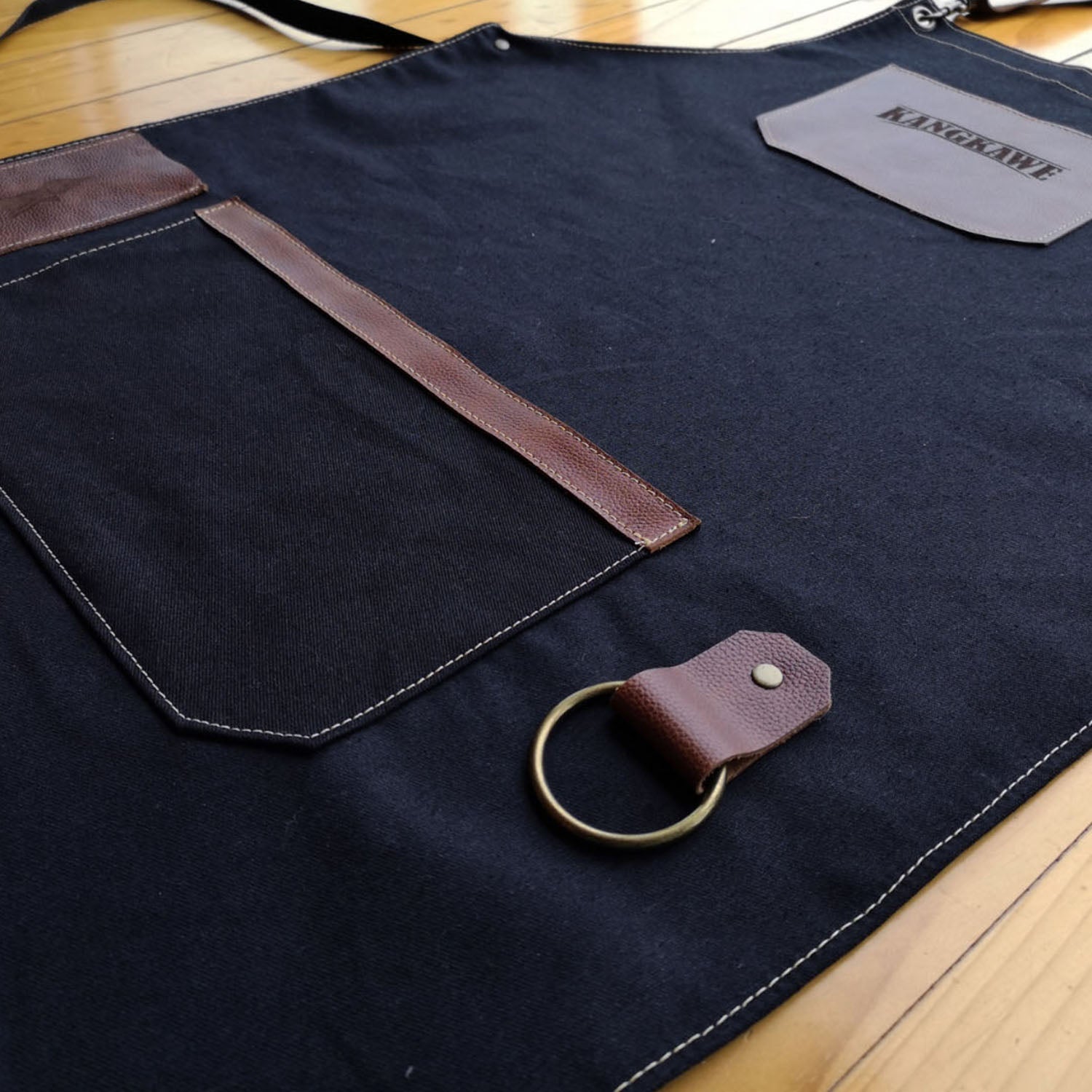 Pechera Jeans Cuero Kangkawe4#Negro