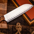 Cuchillo 7 Pulgadas Santoku Coñaripe Kangkawe1#Acero