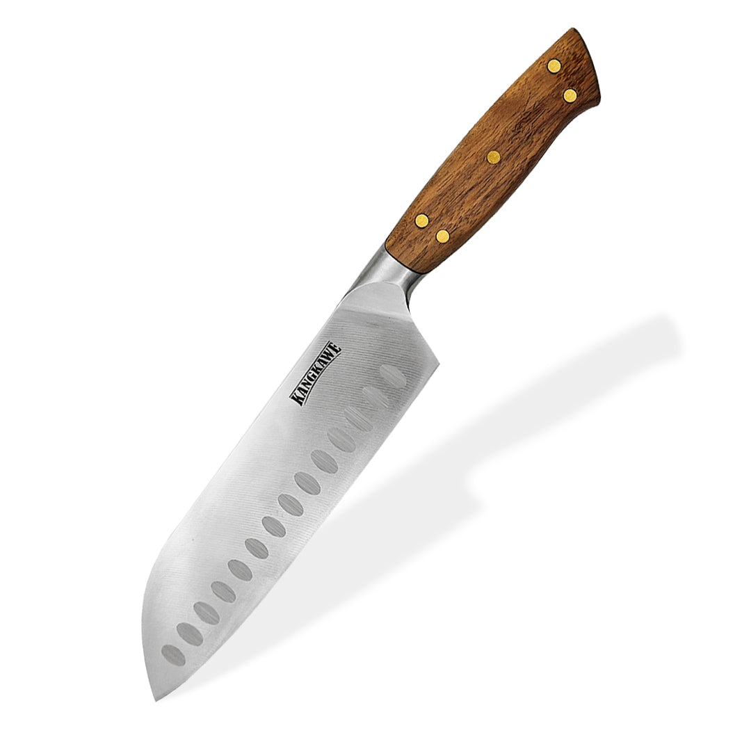 Cuchillo 7 Pulgadas Santoku Pirihueico Kangkawe3#Acero