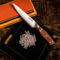 Cuchillo 5 Pellaifa Funda 100% Cuero Kangkawe1#Acero