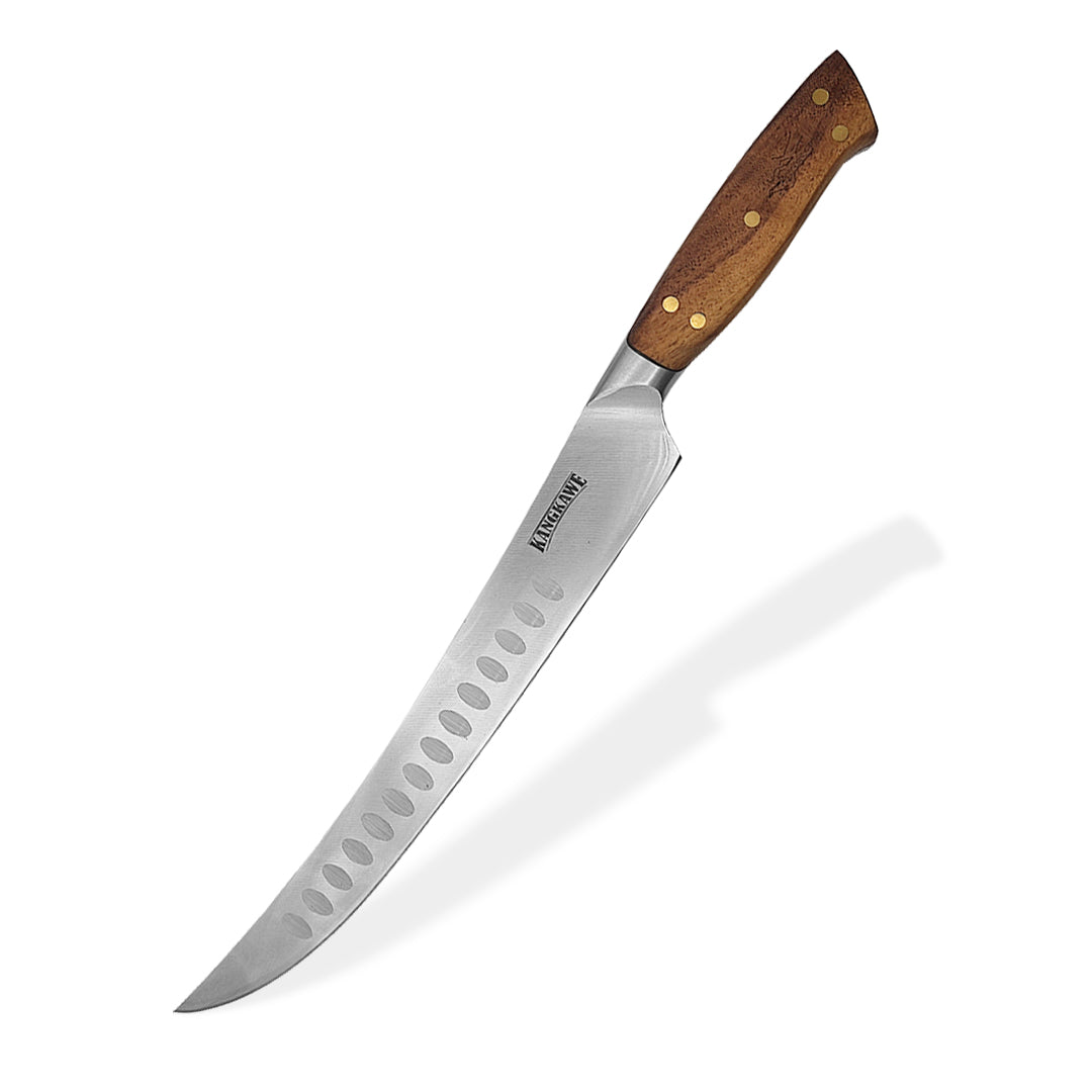 Cuchillo 10 Pulgadas Carnicero Curvo Pro Kangkawe3#Acero