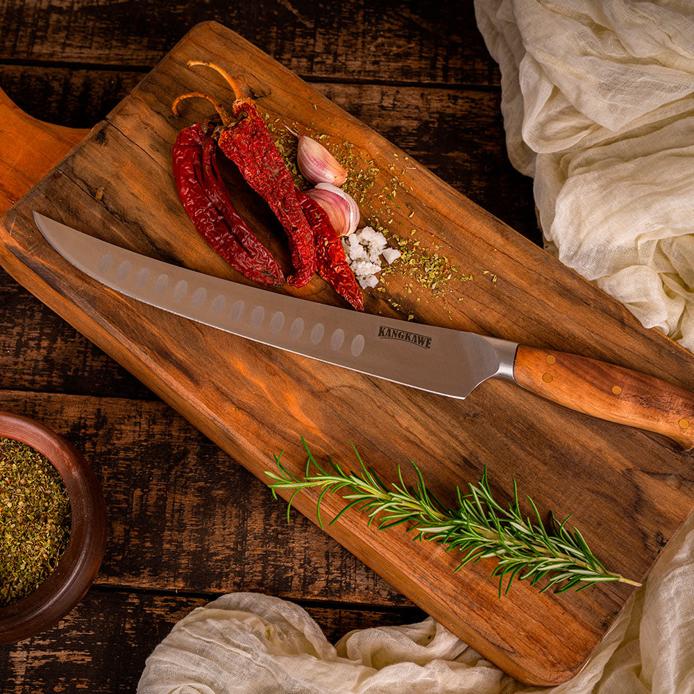 Cuchillo 10 Pulgadas Carnicero Curvo Pro Kangkawe1#Acero