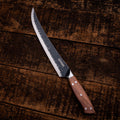 Cuchillo 10 Pulgadas Carnicero Curvo Martillado Kangkawe2#Acero