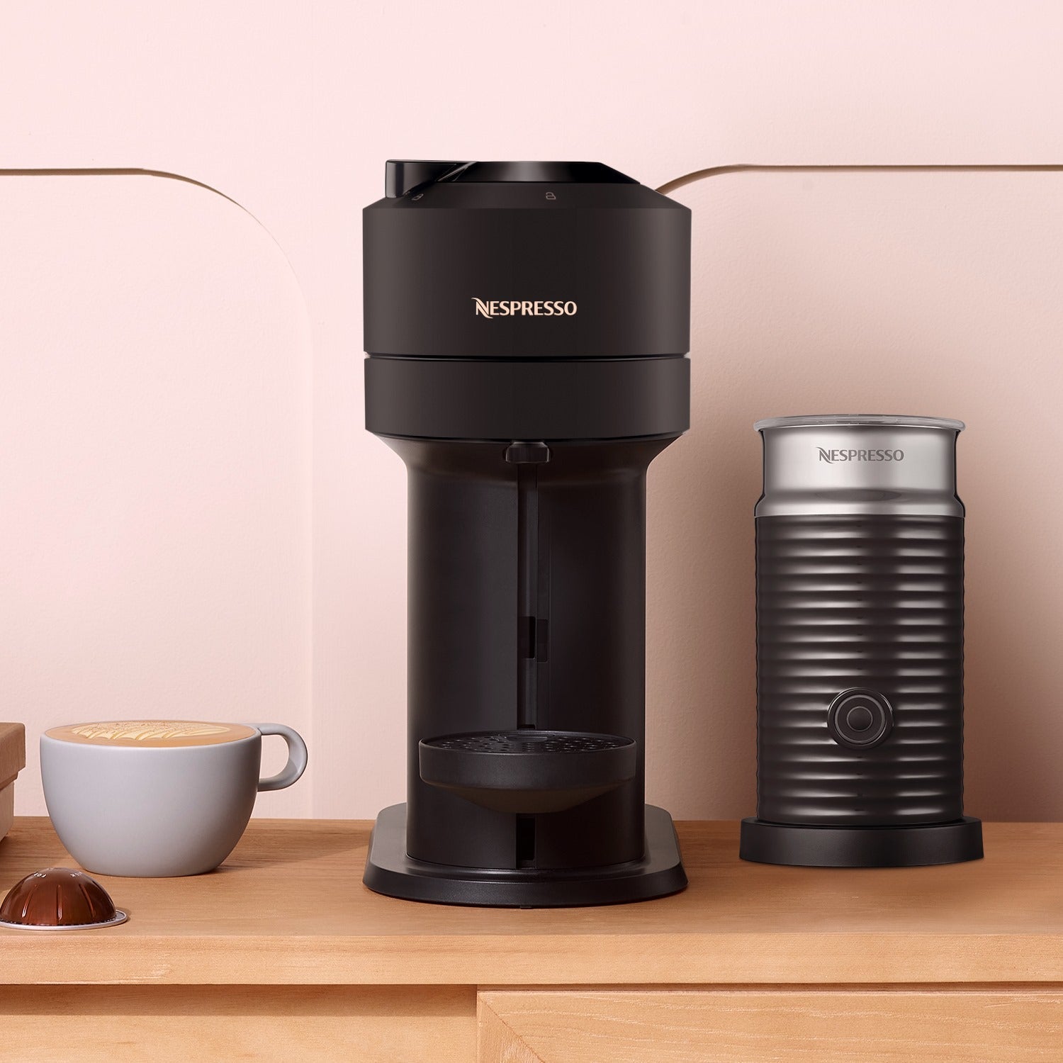 Cafetera Vertuo Next Con Espumador Aeroccino 3 Nespresso – Kitchen