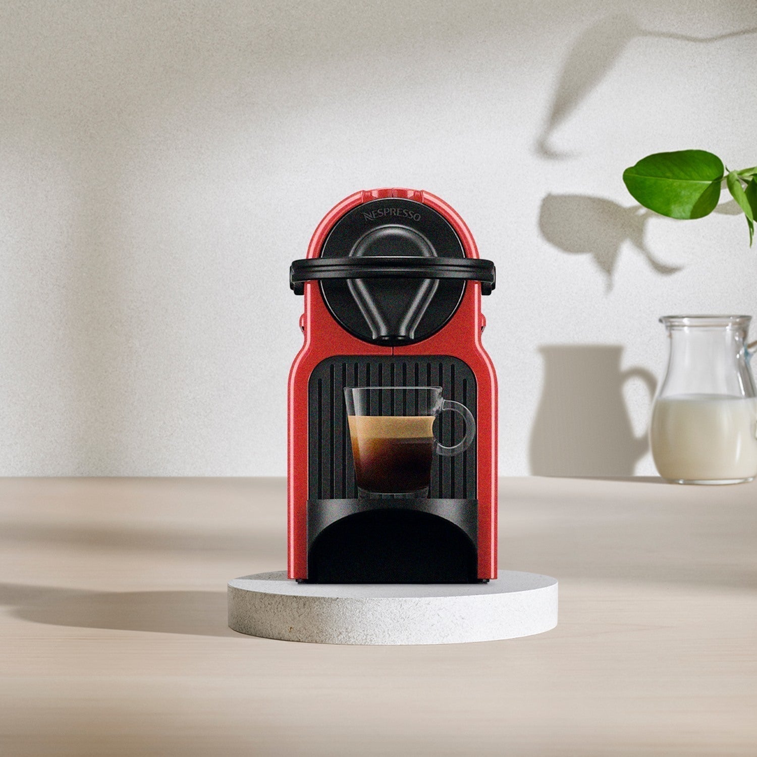 Cafetera Inissia Nespresso2#Rojo / Rojo