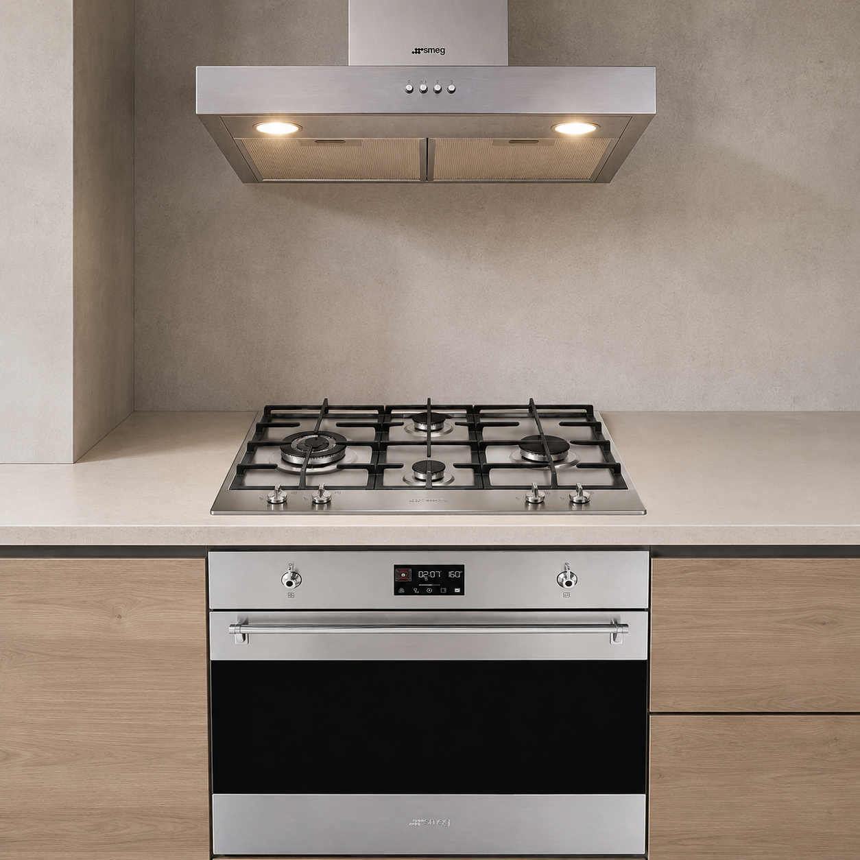 SMEG ENCIMERA HORNO CAMPANA