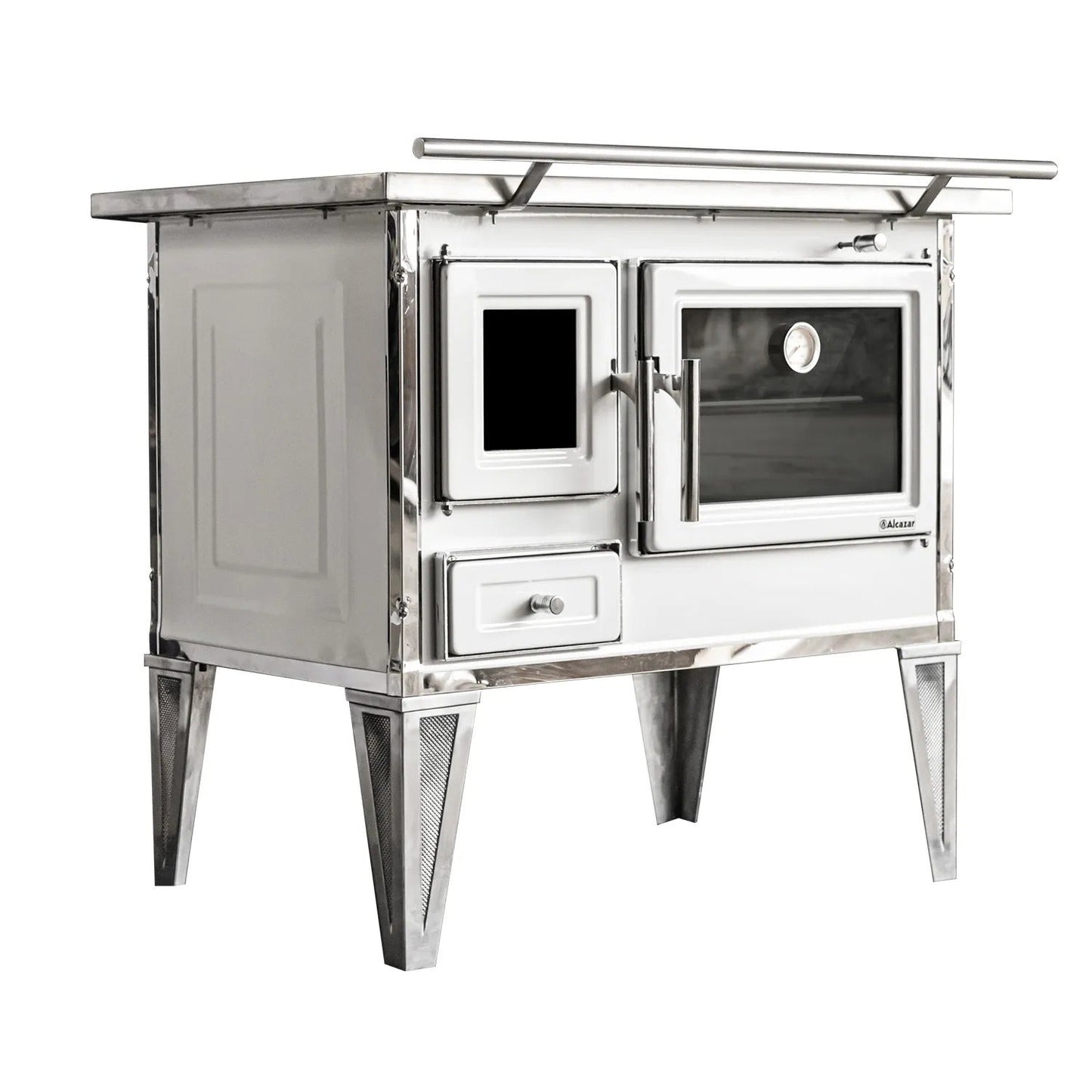 Cocina A Leña Calbuco L 70 Alcazar2#Blanco